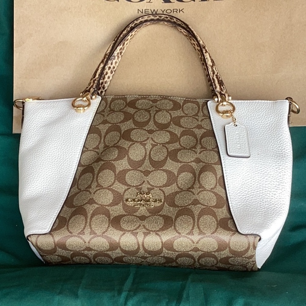 Coach Kacey  Satchel/Shoulder Bag with Signature Monogram